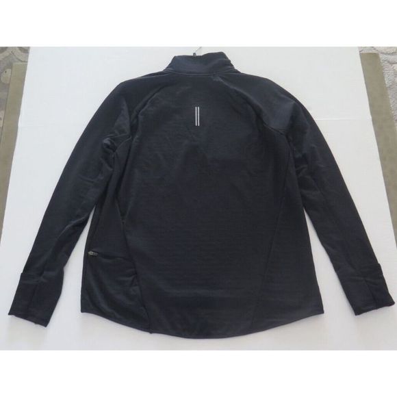 Nike DD6799 010 Women's Sz L Black Therma-FIT Element 1/2-Zip Running Jacket $85 - Picture 6 of 9